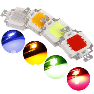 LUSTREON Multicolor 10W High Power LED Chip Ceiling Down Flood Light Lamp Accessories DC9-12V