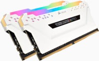 Corsair CMW32GX4M2C3200C16W vengeance RGB Pro ( dynamic multi-zone RGB with 10 LEDs per module ) - White heatsink