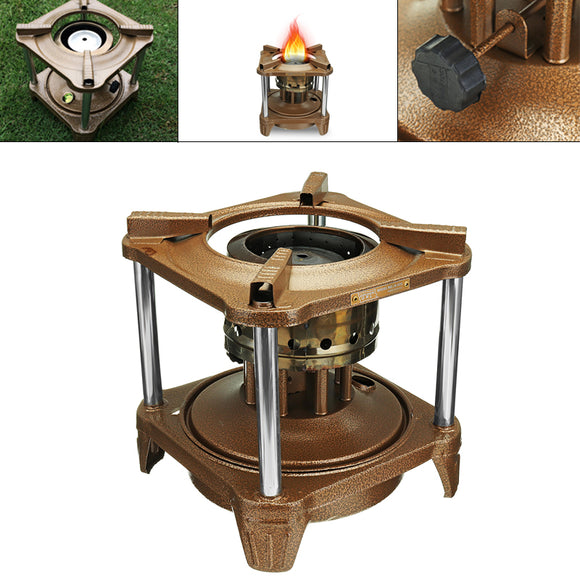 Outdoor Portable Cooking Stove Pocket 8 Wicks Kerosene Stove Burner Camping BBQ Heaters