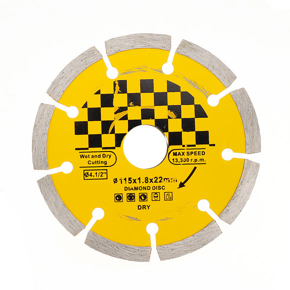 Drillpro 115mm Diamond Saw Blade 1.8mm Thickness Cutting Disc for Ceramic Porcelain