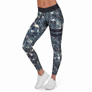 Women Ladies Casual Comfy Printed Stretchy Flexible Sport Gym Yoga Running Workout Fitness Leggings