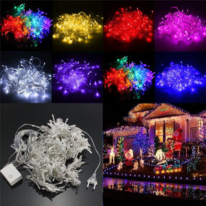 3Mx3M 432LEDs Christmas Fairy String Wedding Curtain Light Lamp 220V