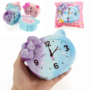 LeiLei Squishy Alarm Clock 10cm Slow Rising Original Packaging Collection Gift Decor Soft Toy