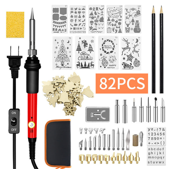 Electric Soldering Iron Tool Kit 80W/60W Welding Tool Multimeter Set