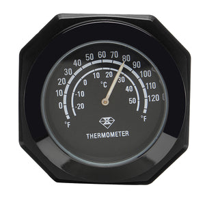 7/8 1" Motorcycle Accessory Handlebar Mount Clock Watch & Thermometer"