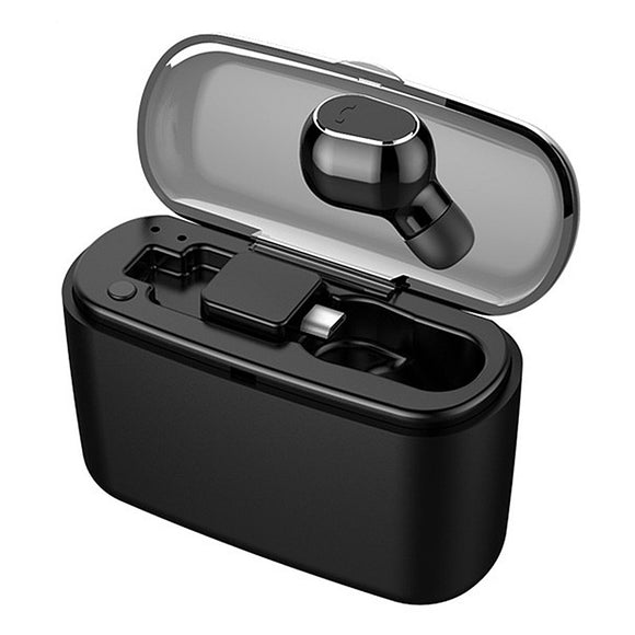 M8 Mini bluetooth Single Earphone Wireless In-ear Headphone with Flat Button Version