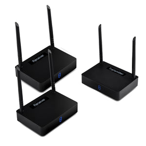 Measy HD585-2 5.8G Wireless Audio Video TV Sender 350M 1080P 60fps HD 1 Transmitter 2 Receiver