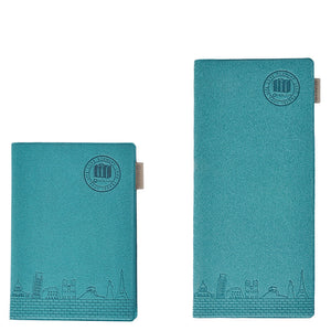 2 Pcs Leather Passport Holder Card Case Outdoor Travel Portable Credit Card Bag Wallet