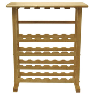 Winsome Wood Vinny 24-Bottle Winee Rack Natural Multiple Finishes Winee Rack Tools