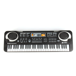 Standard 61 Keys  Children Electronic Piano Keyboard with External Speaker Microphone Supports Singing Following Teaching