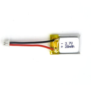 1S 3.7V 28mAh 15C LiPo Battery With JST-SH 1.25mm Plug For RC Airplane