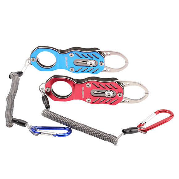 Seaknight 2 Colors Fishing Grip Stainless Steel Fish Lip Grabber Fish Pliers Control Clamp Tool