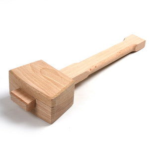 Beech Solid Hardness Carpenter Wooden Bar Crushed Ice Mallet Hammer