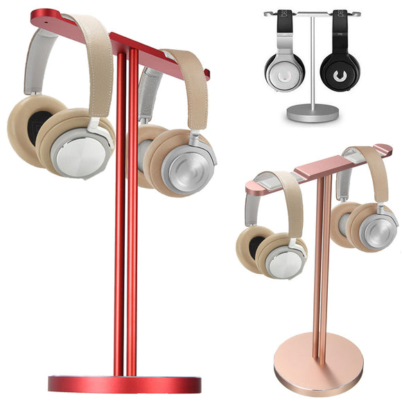 Aluminum Alloy Double Stick Display Stand Holder Storage Holder For Headphone Headset