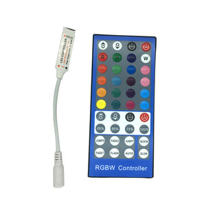 Mini RF Wireless Controller with 40 Keys Remote Control for RGBW LED Strip Light DC5-24V