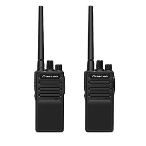 2PCS QUALAG M8 16 Channels 400-480MHz 2-6 KM Hotel Civilian Two Way Handheld Radio Walkie Talkie