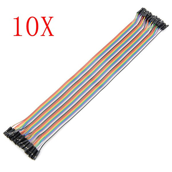 400pcs 30cm Female To Female Breadboard Wires Jumper Cable Dupont Wire