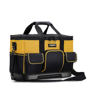 Plastic Bottom Tool Bag, Large capacity, Multi-function Installation and Maintenance, Special Storage Canvaas, Thick and Wear-resistant