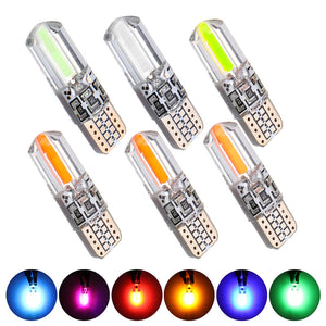 T10 LED Car Wedge Side Marker Lights Silica Gel Bulb 12V 1.5W 260LM Canbus Error Free