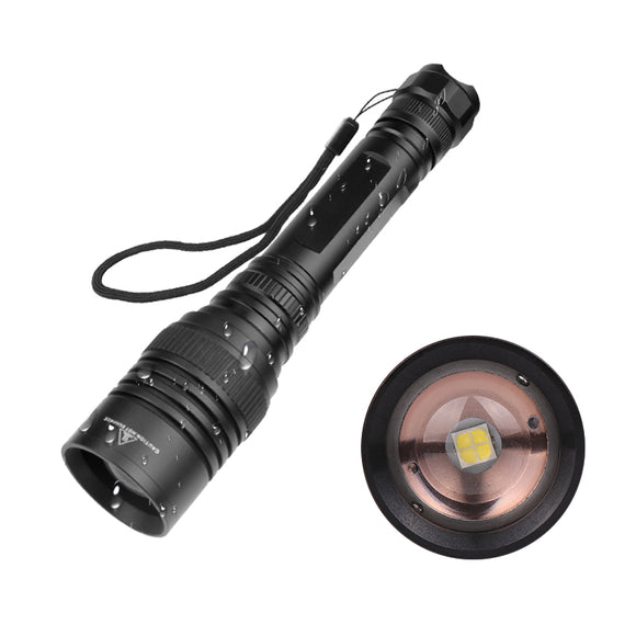 XANES 1330 XHP50 LED 5 Modes Rotary Zoom Waterproof Tactical LED Flashlight 18650