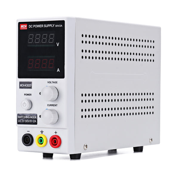 MCH-K302D 4-digit Display 0-30V 0-2A Adjustable Regulated DC Switching Power Supply EU Plug