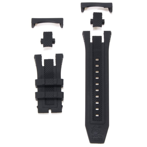 Replaceable Black Silicone Rubber Watch Band For Invicta Subaqua Noma V Noma5