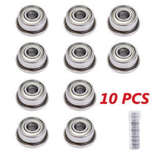 10pcs F693ZZ 3mmx8mmx4mm Double Shielded Flanged Ball Bearings