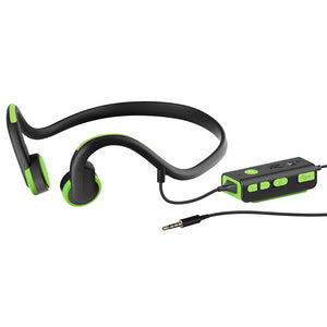 V2719 Bone Conduction Headsets Wired Earphone Noise Reduction Hands-free with Mic