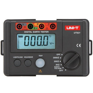 UNI-T UT-521 Digital Earth Ter Earth Ground Insulation Resistor Meter Ohm Meter Volt Meterr 2000