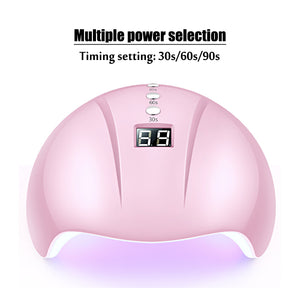 36W 12LED LED UV Nail Lamp Light Gel Polish Dryer Salon Curing Manicure Curing Machine