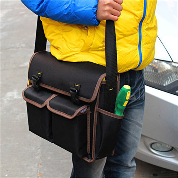 Multifunction 600D Polyester Material 13inch Electrician Canvas Tools Bag