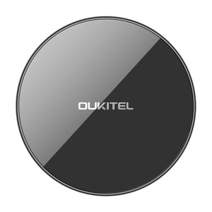 Oukitel S1 10W Ultra Thin Double Coil Qi Wireless Charger Fast Charging Pad For iphone X 8/8Plus Samsung S8