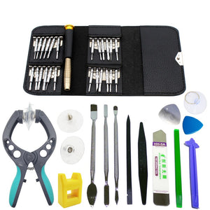 38 in 1 Screen Opening Repairtools Screwdriver Plier Pry Disassemble Tools set Kit for Iphone