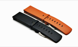 Double-sided Leather Watch Band Watch Strap Replacement for 47mm Amazfit GTR Smart Watch