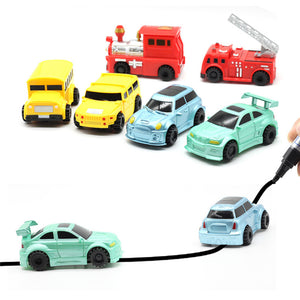 1PCS Magic Truck Inductive Car Construction Vehicles For Kids Children Educational Gift Toys