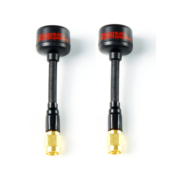 A Pair Rush Cherry RHCP SMA 1.2dBi 5.8Ghz FPV Racing Antenna for RC Drone