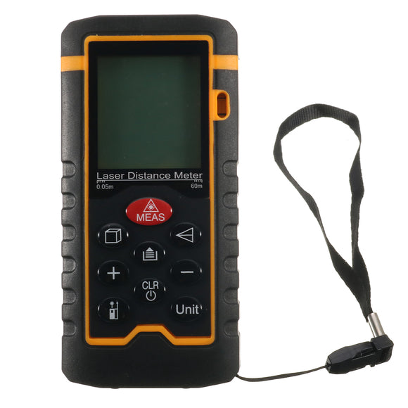 60m Handheld Digital LCD Laser Distance Meter Rangefinder Measure Laser Rangefinder