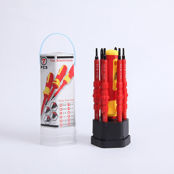 500V Insulated Electrician Screwdriver Set Multifunctional Screwdriver Set Insulation Screwdriver