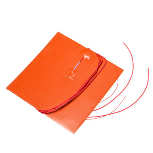 110V/220V 500W 200X200mm Thermistor Silicone Heated Bed Heating Pad for 3D Printer