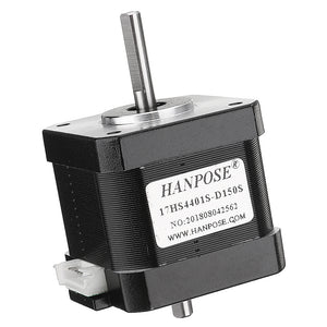 HANPOSE 17HS4401S-D150S Double Shaft 48mm Nema 17 Stepper Motor 42 Motor 42BYGH 1.6A 45N.cm 4-lead for CNC Laser 3D Printer