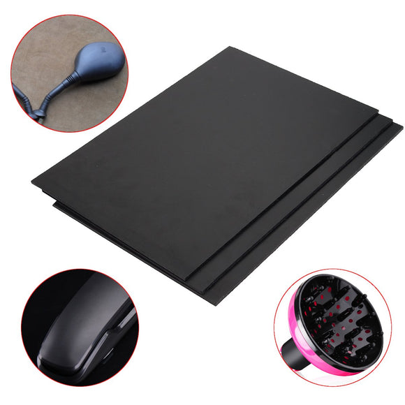 ABS Plastic Plate 30x20x0.3cm Black Styrene Flat Sheet Multi-purpose Board