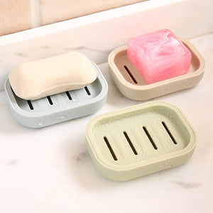 Soap Dish Box Case Holder Container Draining Home Bathroom Toilet Shower Travel