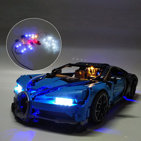 DIY USB LED Light Lighting Kit ONLY For LEGO 42083 Bugatti Chiron Technicy Bricks Toys