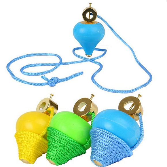 5x8.5cm Swing Rope Gyro Brokered Puzzle Traditional Nostalgic Toys Children's Toys Stall Gyroscope