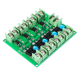 3Pcs F5305S Mosfet Module PWM Input Steady 4 Channels 4 Route Pulse Trigger Switch DC Controller E-switch MOS FET Field Effect Switch