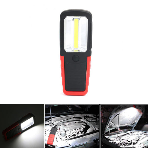 5W COB LED Magnetic Flashlight Torch Work Light Hanging Hook for Camping Outdoor Emergency