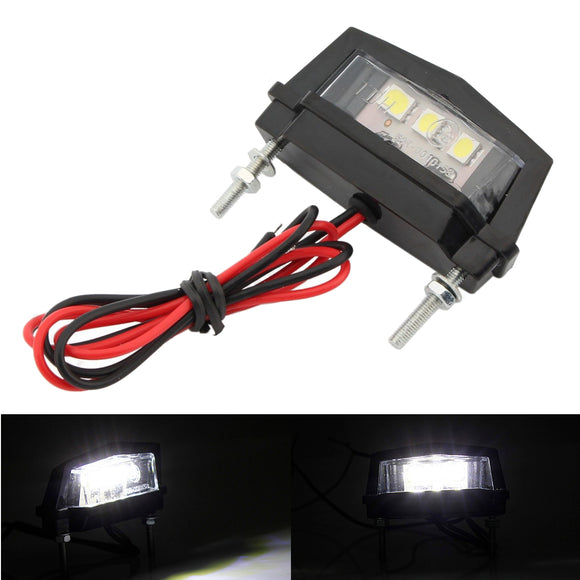 12V Motorcycle LED License Plate Light For Honda/Kawasaki/Yamaha/Suzuki