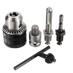 Drillpro 1.5-13mm Drill Chuck Drill Adapter 1/2-20UNF Thread Changed Impact Wrench Into Eletric Dril