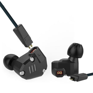 KZ ZS6 2DD+2BA Hybrid In-ear Earphone Heavy Bass Headphone with Mic for iPhone Xiaomi Huawei