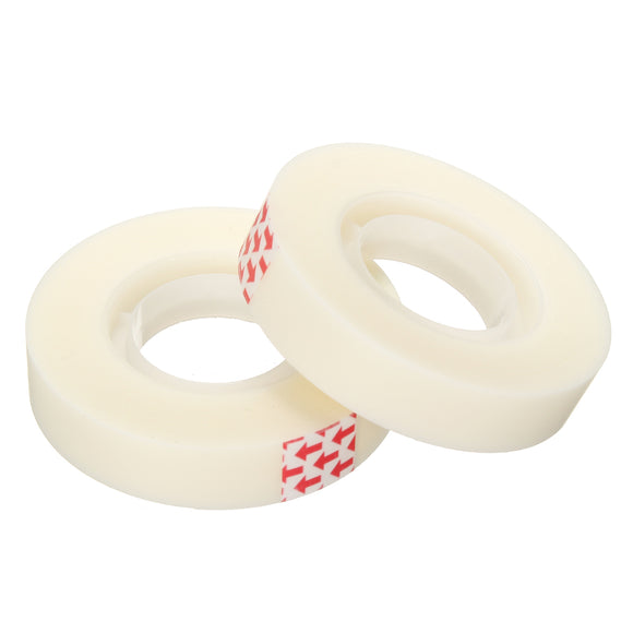 4Pcs 12mm Invisible Adhesive Writting Tape Milky White 32.9m